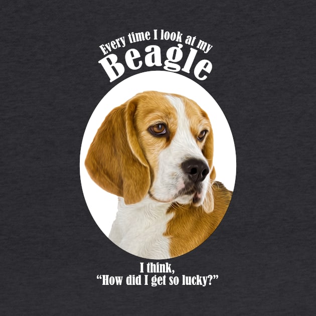 Lucky Beagle by You Had Me At Woof